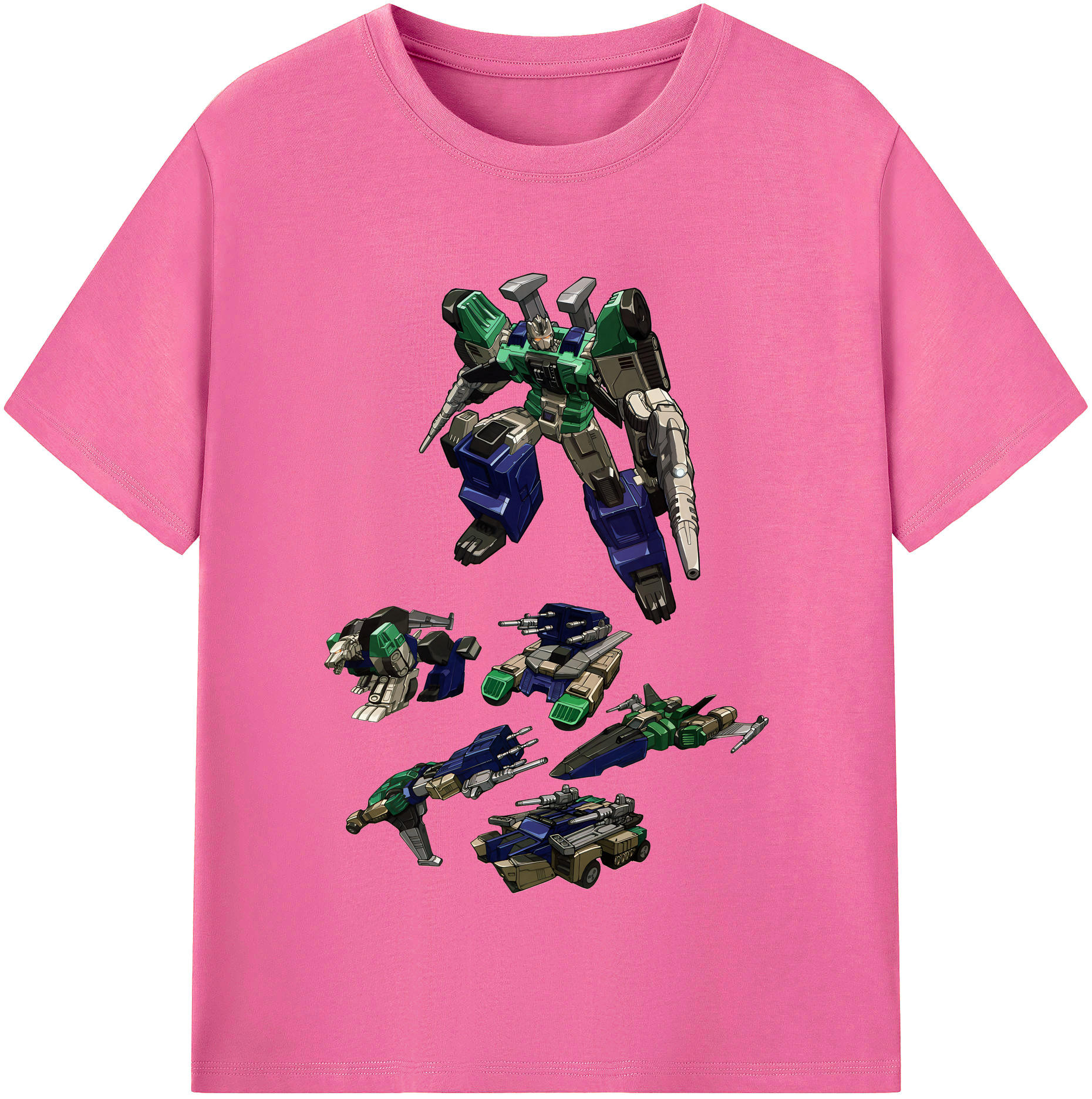 （画像用） Transformers トランスフォーマー レディースカジュアルプリントTシャツ（綿100％）